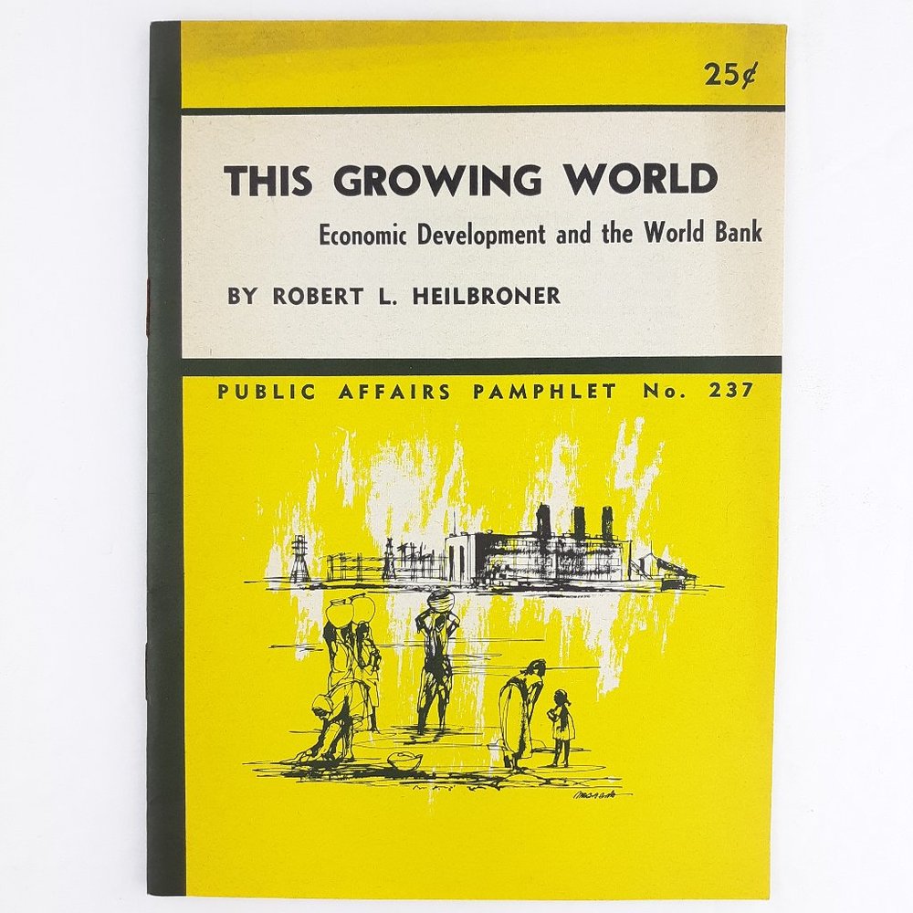 Vtg Economic Development & The World Bank Pamphlet